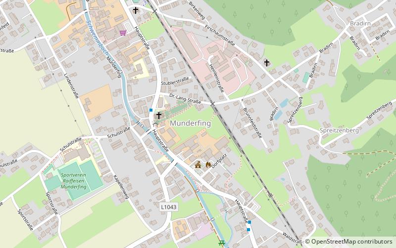 Munderfing location map