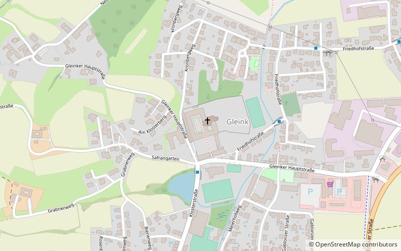 Gleink Abbey location map