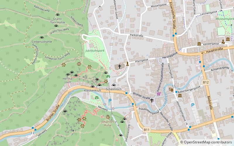 Hospital Church location map