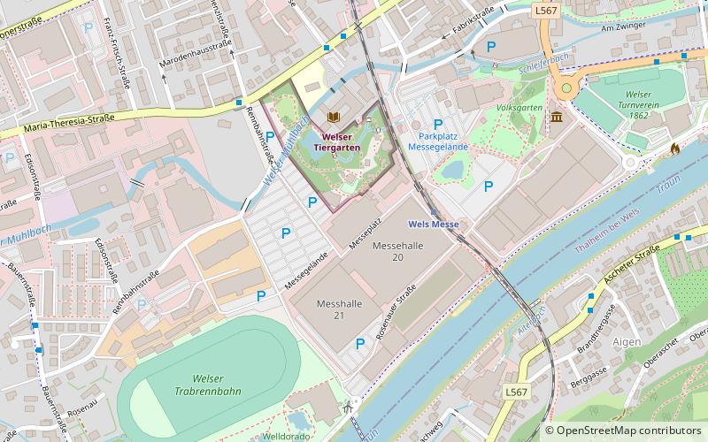Bosch-Halle location map