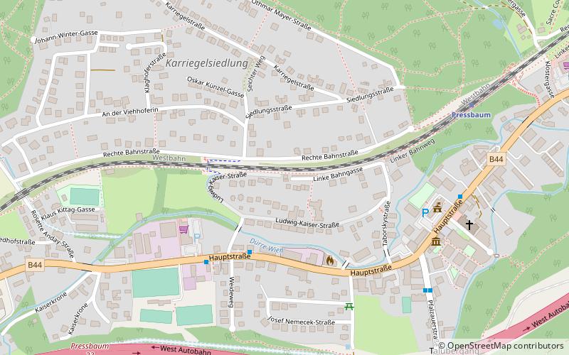 Liste der denkmalgeschützten Objekte in Pressbaum location map