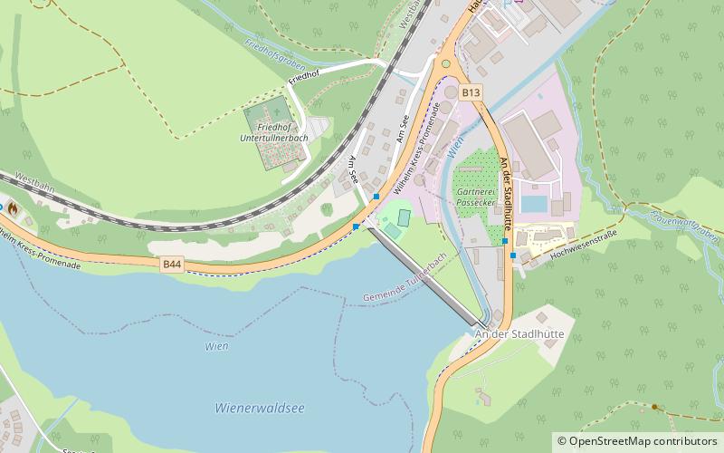 Wienerwaldsee location map