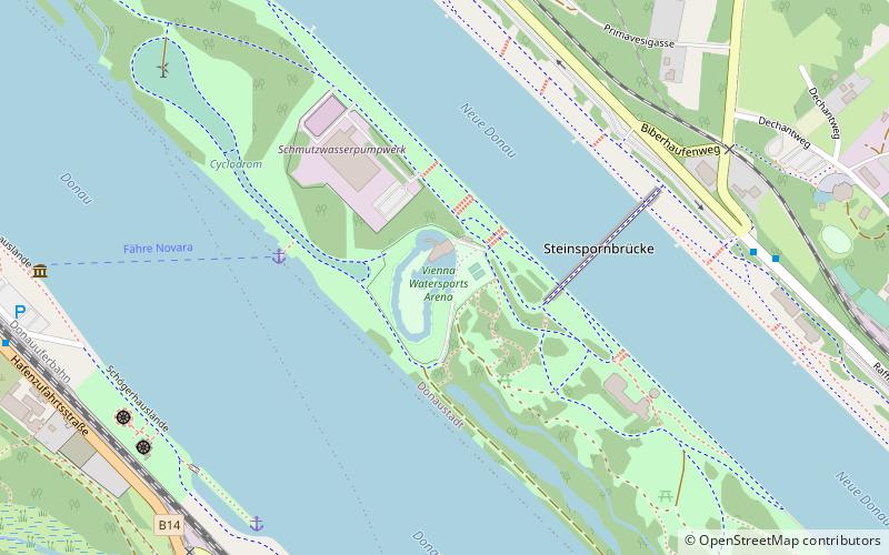 Vienna Watersports Arena location map