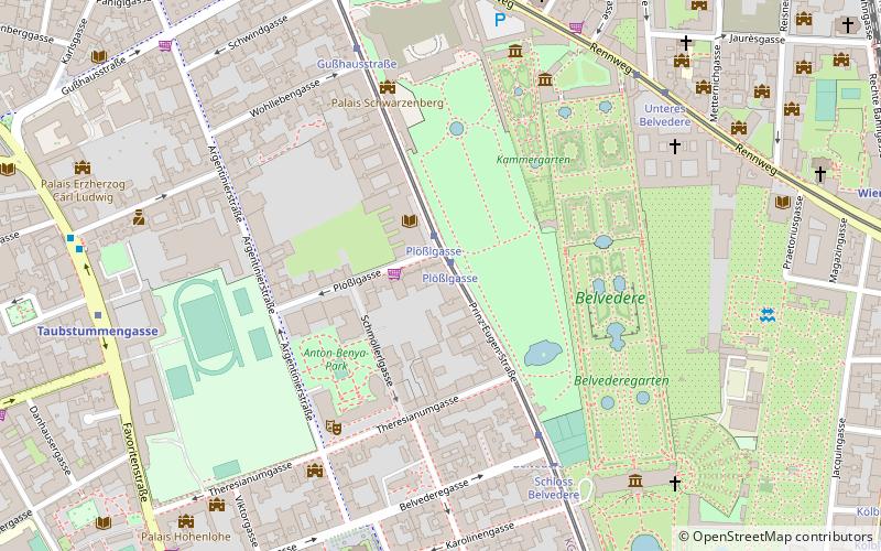 Palais Rothschild location map