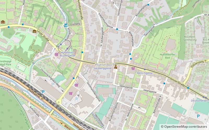 hutteldorf vienna location map