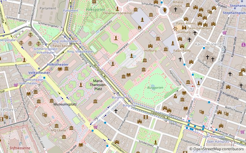 Weltmuseum Wien location map