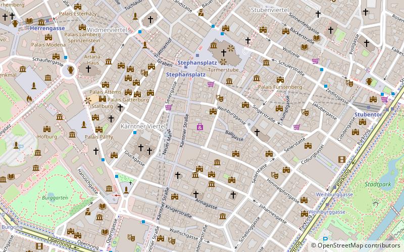 Steffl Department Store Vienna location map