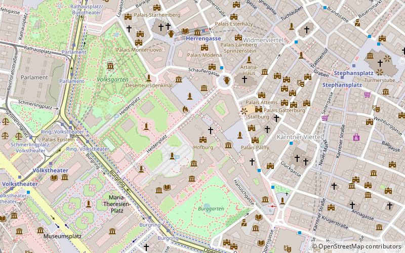 Vienna Coronation Gospels location map