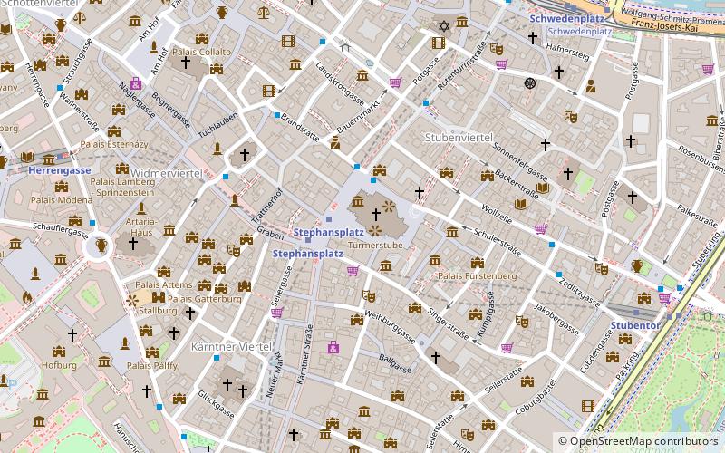 Sepulturas de la catedral de San Esteban de Viena location map