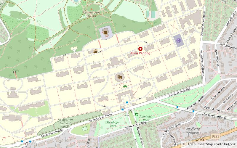 Steinhof location map
