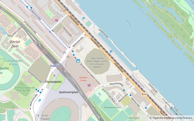 Ferry-Dusika-Hallenstadion location map