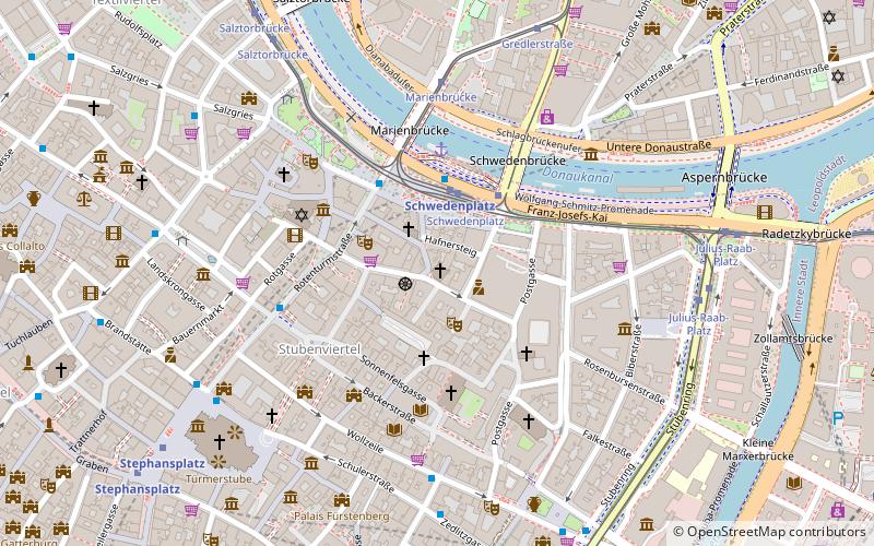 Café Diglas am Fleischmarkt location map