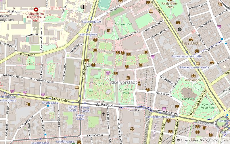 Department of Contemporary History of the University of Vienna location map