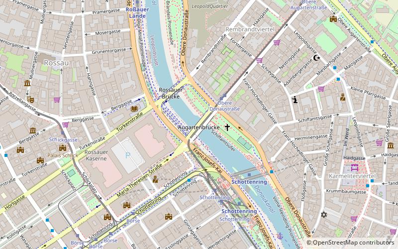 Augartenbrücke location map