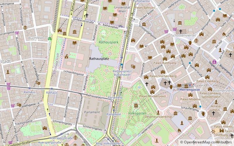 Rathausplatz location map