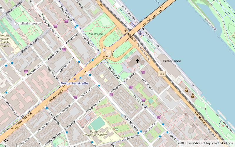 Mexikoplatz location map