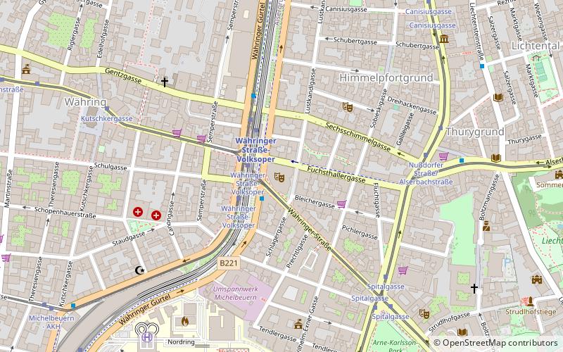 Volksoper Wien location map
