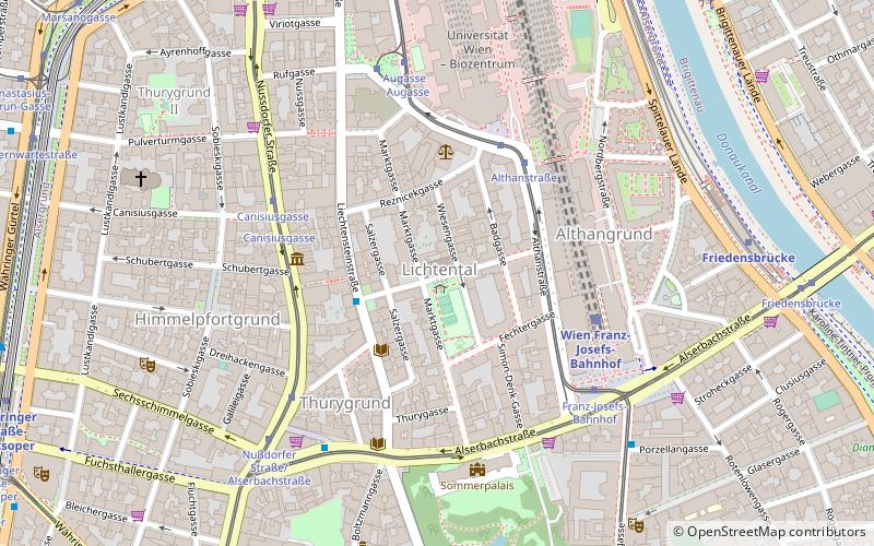 Lichtental location map