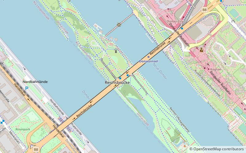 Reichsbrücke location map