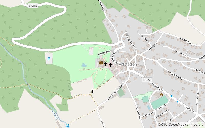 Palacio de Artstetten location map