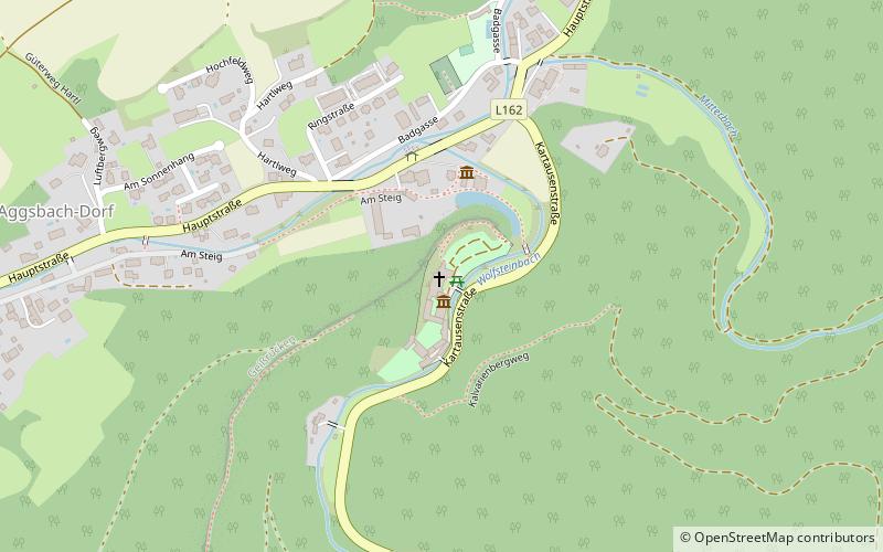 Aggsbach Charterhouse location map