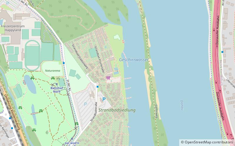 Strandbad Klosterneuburg location map