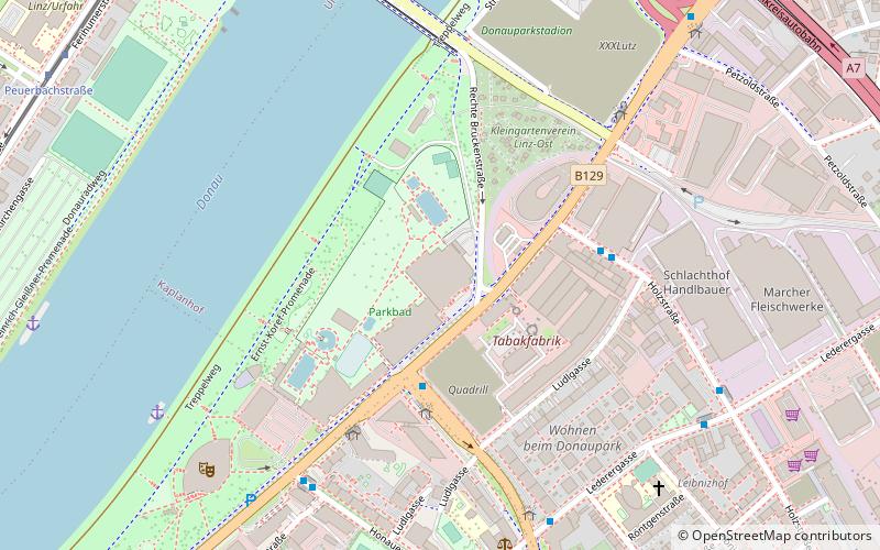 Donauhalle location map