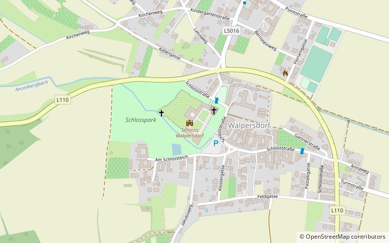 Schloss Walpersdorf location map