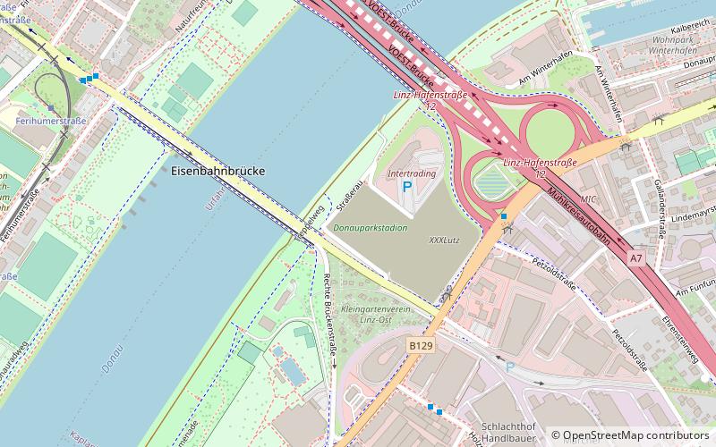 Donauparkstadion location map