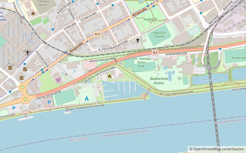 yachthafen krems krems an der donau location map