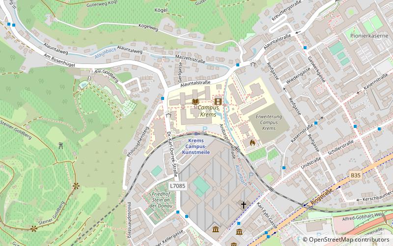 Universität für Weiterbildung Krems location map
