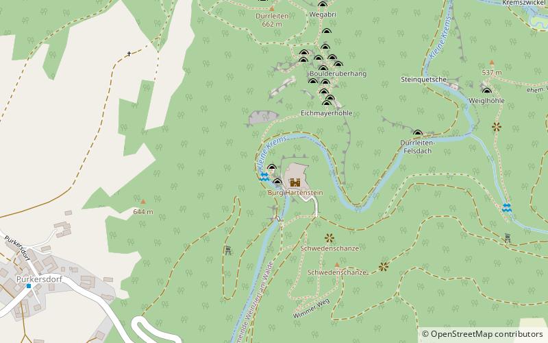 Grotte Gudenus location map