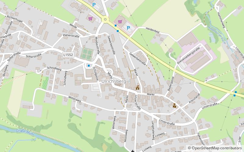 Ulrichsberg location map