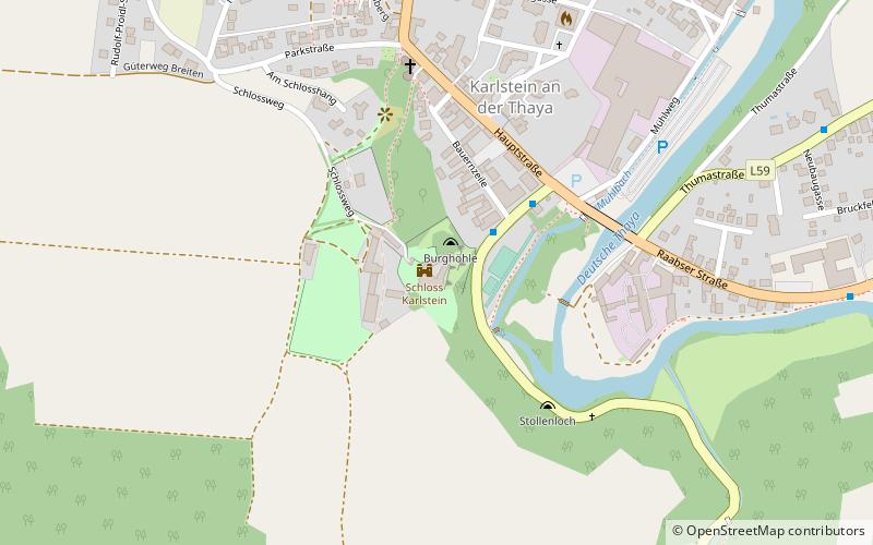 Schloss Karlstein location map