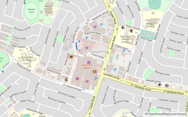 Casuarina Square location map