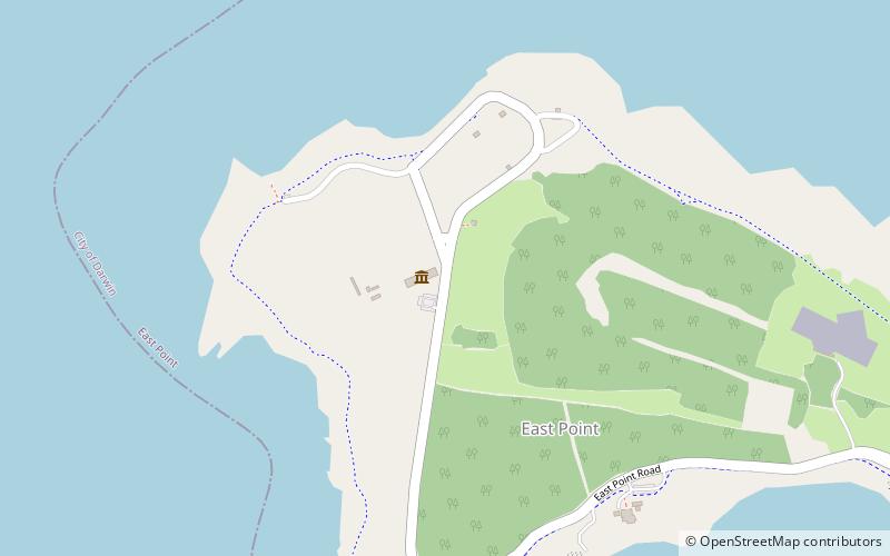 Darwin Military Museum location map