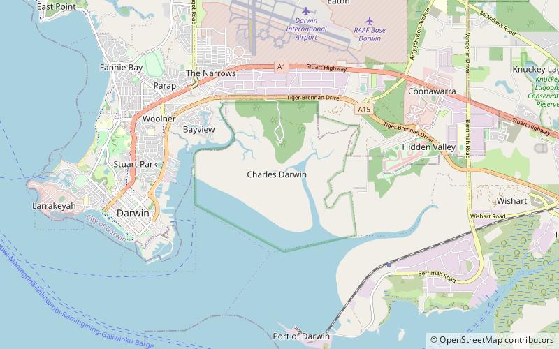 Parc national Charles Darwin location map