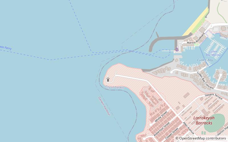 Emery Point Light location map