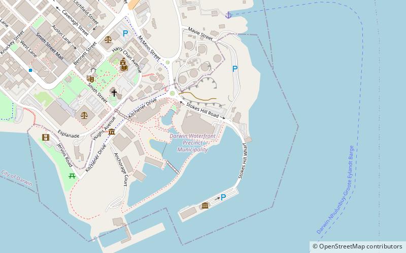 Darwin Convention Centre location map