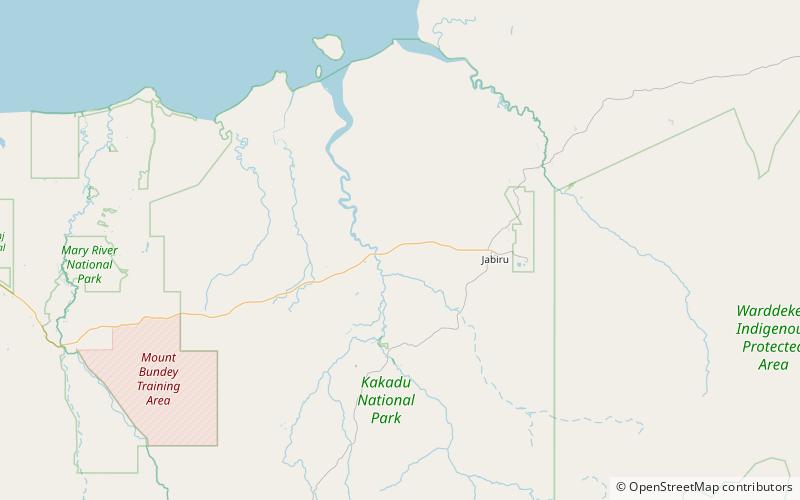 mamukala wetlands kakadu national park location map