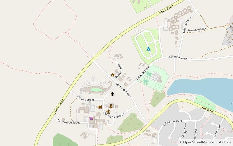 Jabiru location map