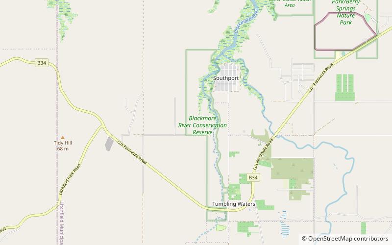 blackmore river conservation reserve location map