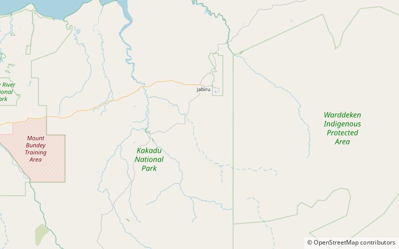 nawurlandja lookout kakadu national park location map