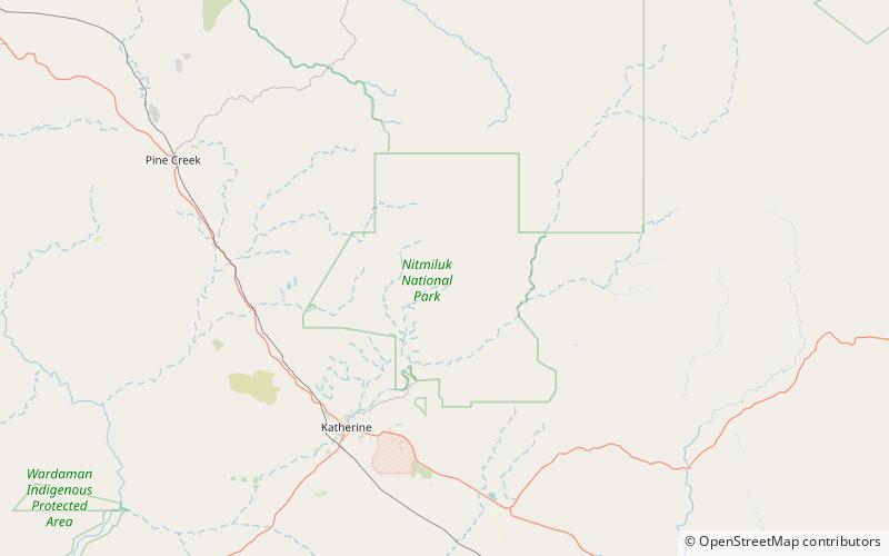 Nitmiluk National Park location map