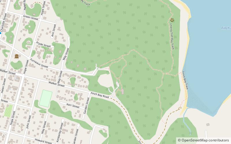 Gallop Botanic Reserve location map