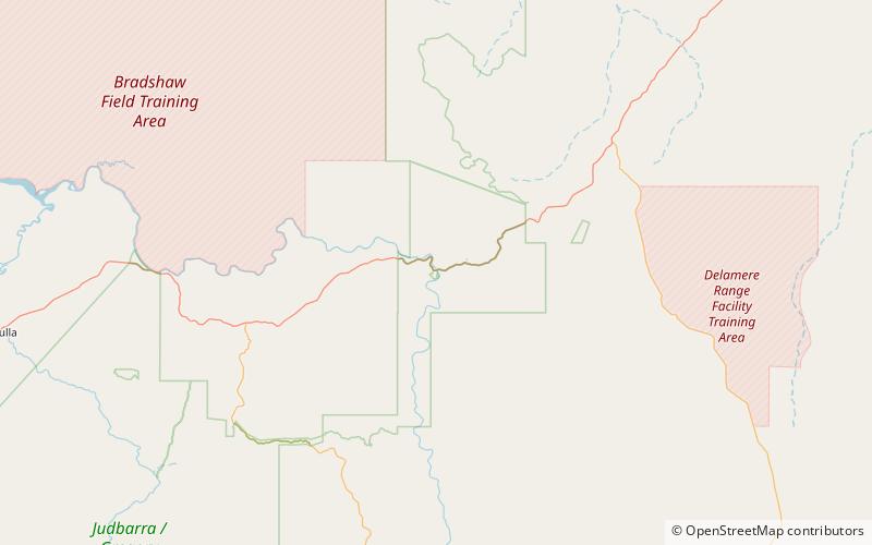 Judbarra / Gregory National Park location map
