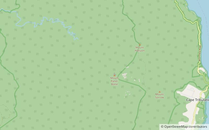 Mount Pieter Botte location map