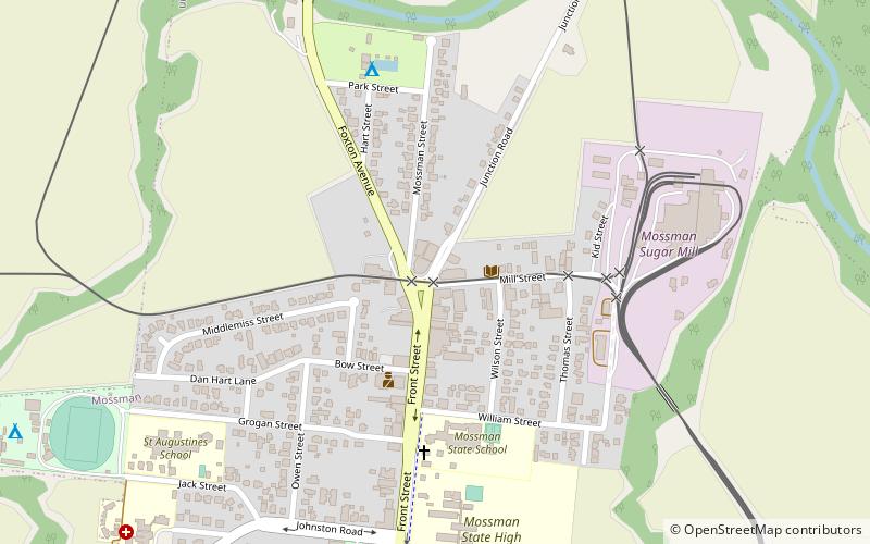 Mossman Shire Hall and Douglas Shire Council Chambers location map