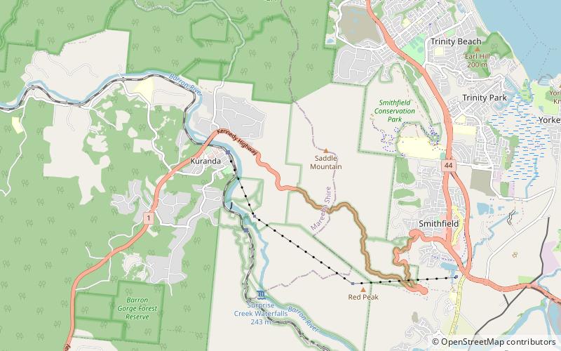 Park Krajobrazowy Rainforestation location map