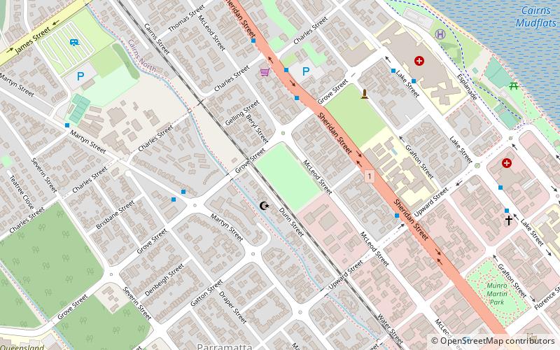 McLeod Street Pioneer Cemetery location map